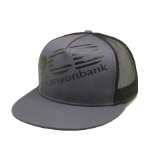 Custom Printed Flat Brim Mesh Cap Wholesale Trucker Hat Snapback